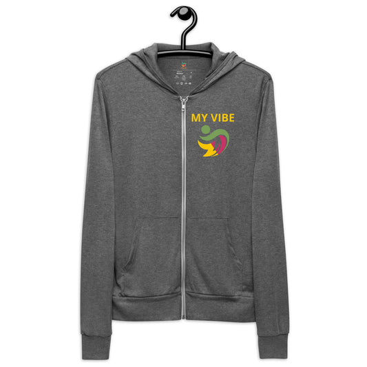 My Vibe Unisex zip hoodie