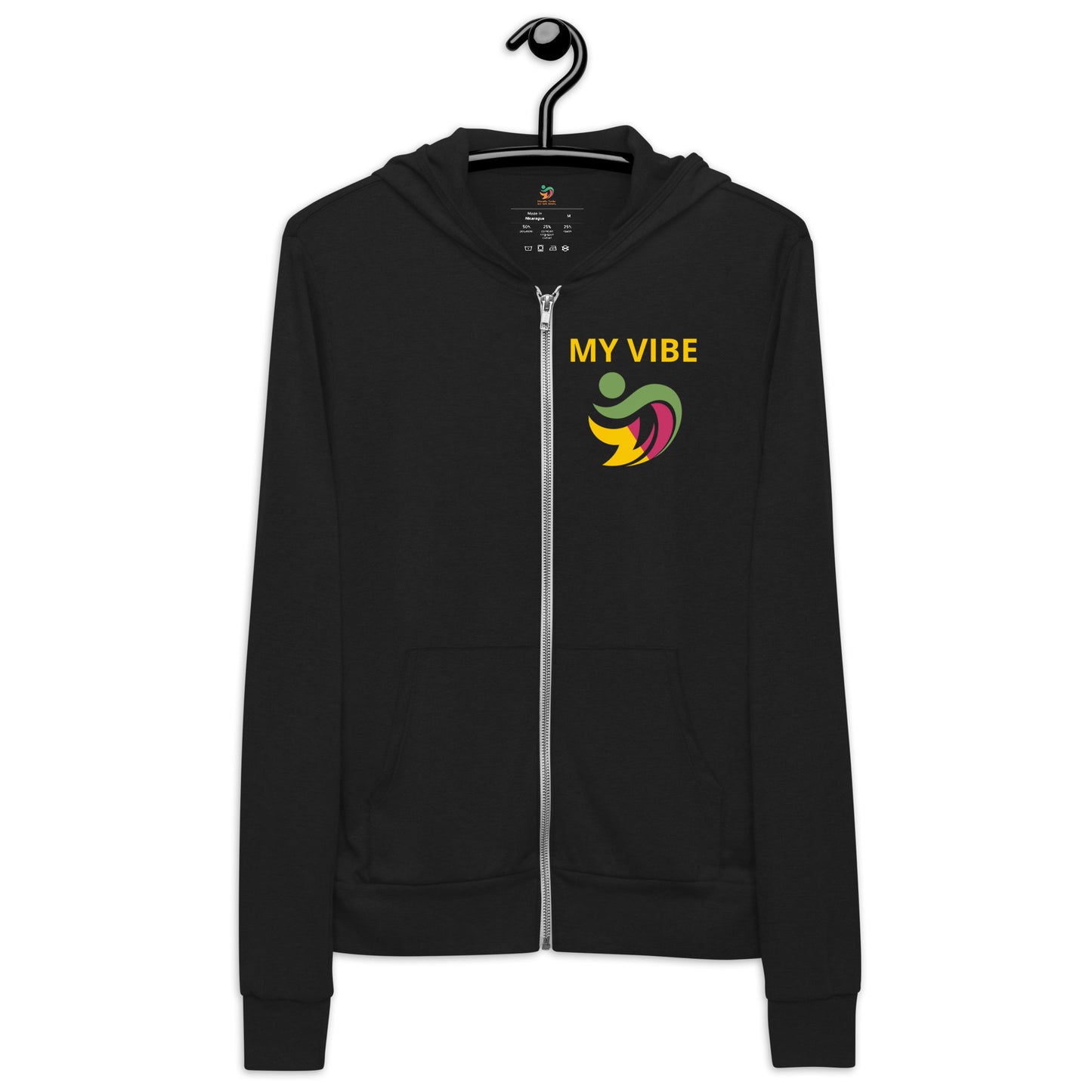 My Vibe Unisex zip hoodie