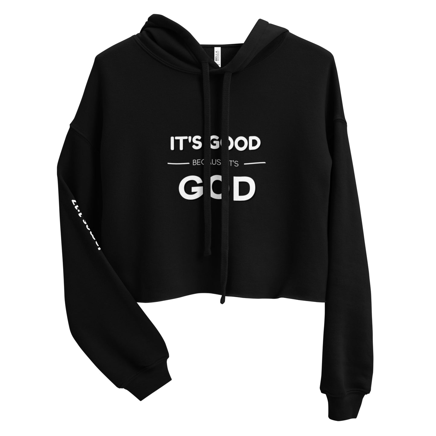 It's Good Crop Hoodie